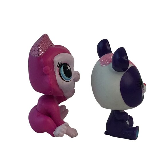 Littlest Pet Shop LPS #4082 Gorilla #4080 Bulldog #3031 Panda Bear #3838 Turtle - Picture 5 of 11